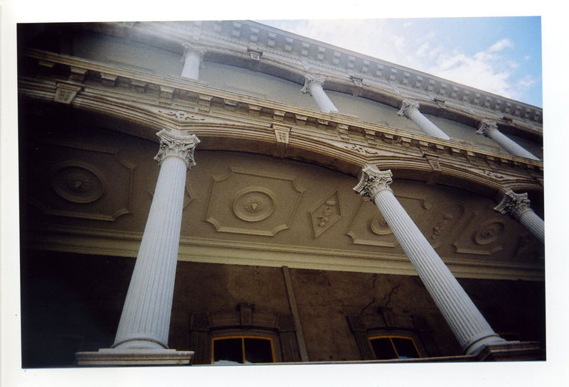 Iolani Palace columns. © 2010 Bobby Asato