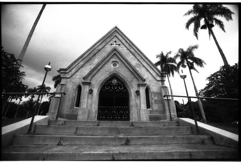 Hawaiian Royal Mausoleum, Nuuanu, Hawaii. Canon A-1. © 2011 Bobby Asato