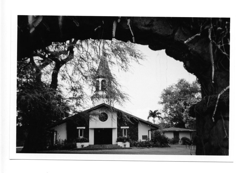 Liliuokalani Protestant Church, Haleiwa, Hawaii. Holga 135. © 2011 Bobby Asato