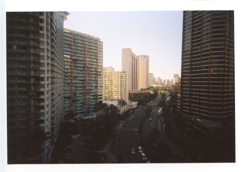 Hobron St. Waikiki, Hawaii. Superheadz Black Slim Devil. © 2011 Bobby Asato
