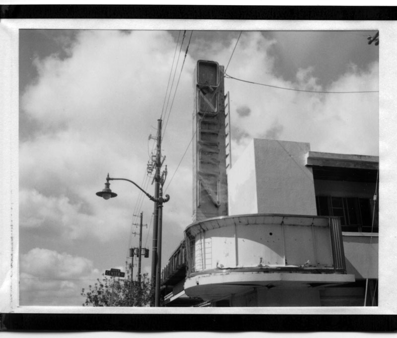 Queen Theater, Waialae Ave., Hawaii. Polaroid Land 100. © 2011 Bobby Asato.
