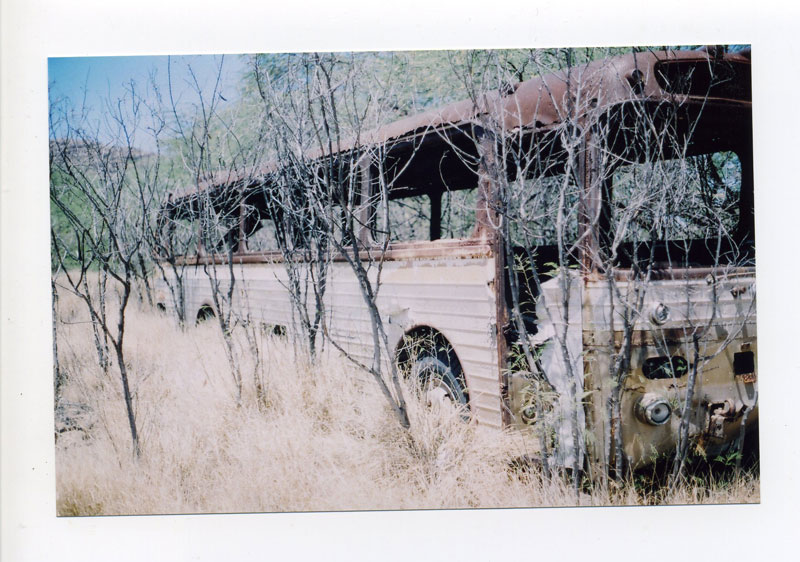 Abandoned bus in Waianae Valley. ©2010 Bobby Asato